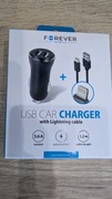 ŁADOWARKA___ SAMOCHODOWA__ USB__ FOREVER  __ 3,6 A