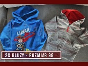 # 2x bluza - Rozmiar 98 - Kaptur, rozpinana Wiosna