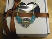 Naszyjnik kryształ kryształowa kula 2cm prezent dla dziewczyny na święta