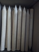 Paliki drewniane geodezyjne 30cm - 20 sztuk