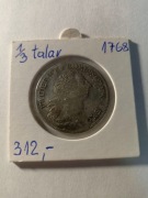 Srebrna moneta 1/3 talara 1768