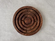 drewniana zabawka zręcznościowa labirynt