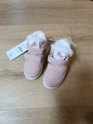 Ocieplane botki z imitacji skóry z futerkiem Warm Lining