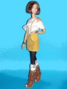 Lalka Barbie - sukienka 2 w 1