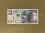 20 zł 1994 stan 1 seria GU