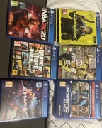6 gier - Cyberpunk 2077, Gta 5, Uncharted Kolekcja Nathana Drake'a...