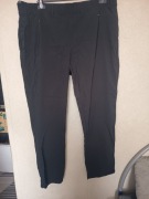 Elastyczne czarne spodnie damskie Bonprix rozm 52