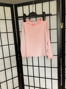 Bluzka dziecięca Petit Bateru wzrost 104 długi rękaw, różowa paski