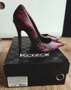 Kazar piekne wysokie szpilki skóra rozmiar 36