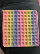 Pop it tęczowy zabawka sensoryczna 20cm 