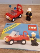 Lego Legoland 6505 Fire Chief's Car , 1988 rok , Vintage