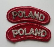 Para naszywek POLAND - Bajorek PIĘKNE