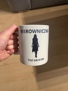 Kubek ceramiczny kierowniczka tego bałaganu do pracy prezent dla koleżanki 