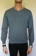Sweter męski szary, TU, r. XL, 100% czystej bawełny, nowy