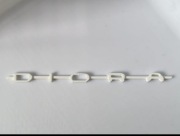 Napis - logo DIORA na radio 