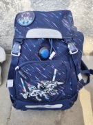 BECKMANN NORWAY mod. SPACE Fajny plecak szkolny dla Dziecka Dużo Odblasków 