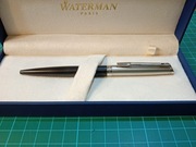 Długopis Waterman Hemisphere czarny i srebrny, nowy w pudełku