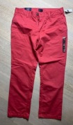 Gap Khaki 34x30 czerwone spodnie męskie 