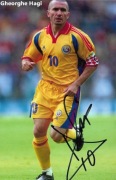 Gheorghe Hagi - oryginalny autograf Barcelona Rumunia 