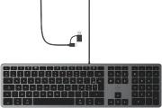 Clavier DesignTouch Filaire Mac, Ergonomiczna i Wytrzmała Klawiatura Czarna