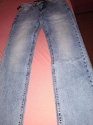 spodnie męskie jasny jeans L  35/32