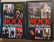 Sprzedam dwa tomy "Rock Encyklopedia" A-E F-K Wiesława Weiss