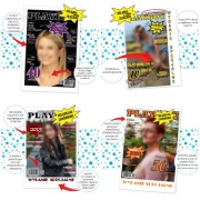 Prezent upominek urodzinowy okładka gazety Playboy