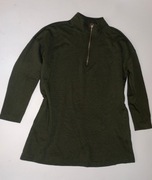 _TU_Fajny khaki sweter-bluza do pracy _R.46/48_