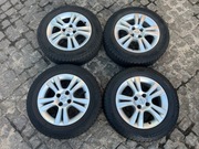 Alufelgi 15 tki 4x100 Opel z oponami letnimi Continental