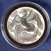 2022 Chińskie Mity i Legendy: Phoenix – Jedną Uncja Srebra Ag9999