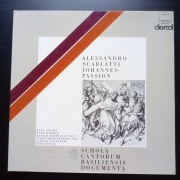 Alessandro Scarlatti, Pasja wg św. Jana, Rene Jacobs, Harmonia Mundi winyl