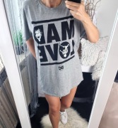 DC Mad Love Harley Quinn Koszulka Joker uniseks szara XXL