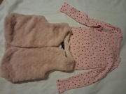 Bęzrekawnik serdaczek kamzelka 110-116 cm 