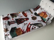 Pościel świąteczna- dziadek do orzechów dla lalki Barbie