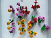  LEGO kwiaty różne kolory 