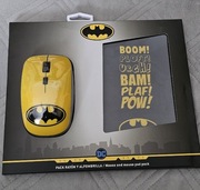 Wondee Batman Zestaw 2 w 1 bezprzewodowa mysz i podkładka pod mysz