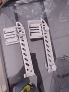 Prawa i lewa regulacja wysokości kosza zmywarka Whirlpool ADP 6948 IX