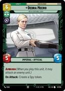 Star Wars: Unlimited - SoP - Dedra Meero (U)
