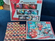 Zestaw puzzli i memo Auta Cars Zygzak McQueen