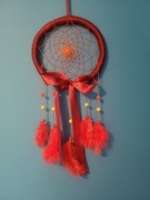 Czerwony łapacz snów