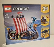 LEGO 31132 Creator 3w1 - Statek wikingów i wąż z Midgardu