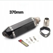 Tłumik Jak  Akrapovic carbon 370mm motocyklowy uniwerslany