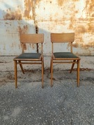 Krzesło Bumerang typ 299 PRL  2 sztuki 1970 rok