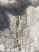 Duży jasnozielony Różaniec