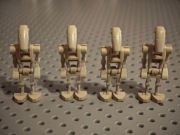 Lego 4 figurki Battle droid, angled arms star wars