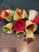 LAMPKI OŚWIETLENIE CHOINKOWE CENTRA DZWONECZKI RETRO ORYGINAŁ PRL 