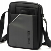 Pierre Cardin oryginalna nowa torba męska Nero Grey