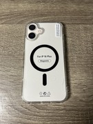 Etui na telefon iPhone 16 Plus/MagSafe(czarny)/szkło gratis