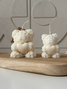 Świeca sojowa zestaw 2szt Loving light misie miś prezent | noya