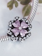 Różowy kwiat Charm's modułowy system moduł s 9 2 5 